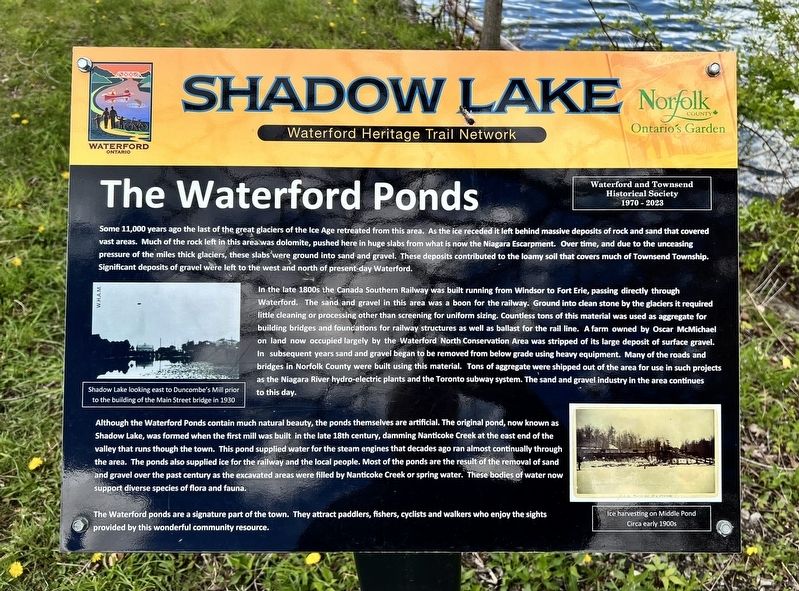 Shadow Lake Marker image. Click for full size.