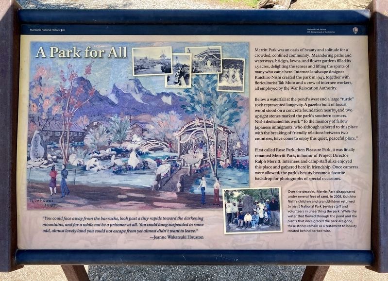 A Park for All Marker image. Click for full size.