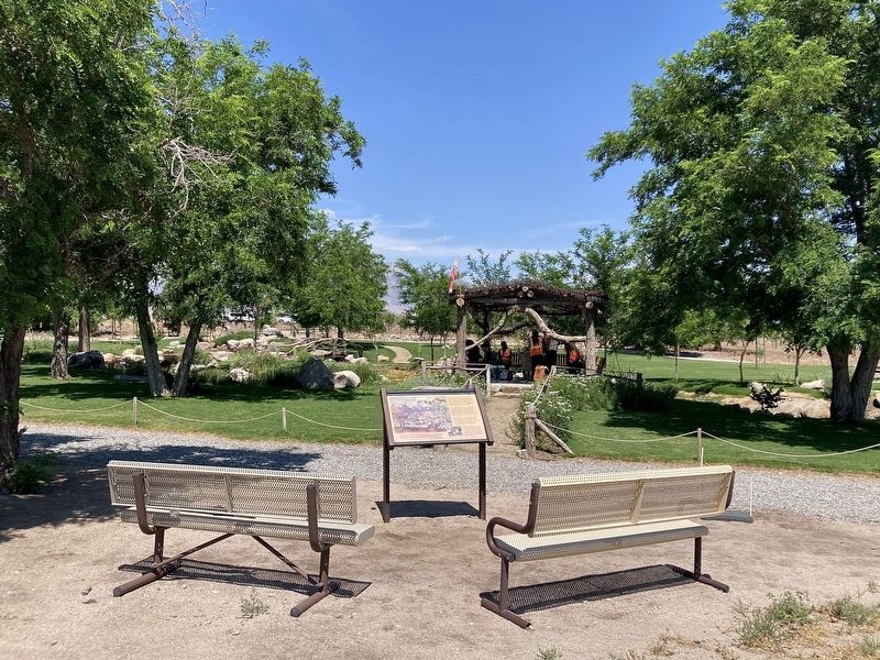 Merritt Park and Marker image. Click for full size.