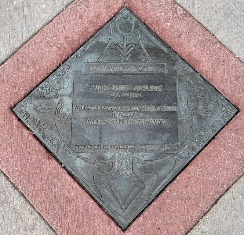 John �Jack� Johnson Marker image. Click for full size.