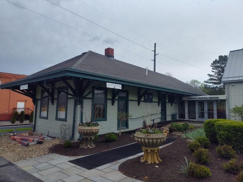 Erie Railroad Depot (Aurora Train Station). Click for full size. Erie Railroad Depot (Aurora Train Station) image. Click for full size.