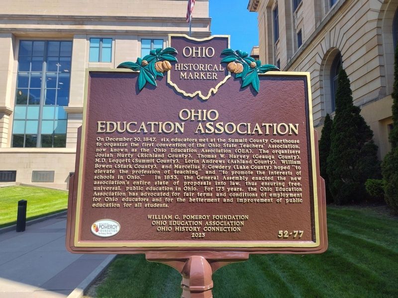 Ohio Education Association Marker image. Click for full size.