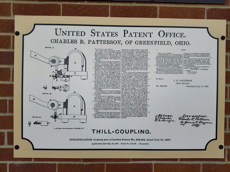 The C.R. Patterson & Sons Story Marker image. Click for full size.