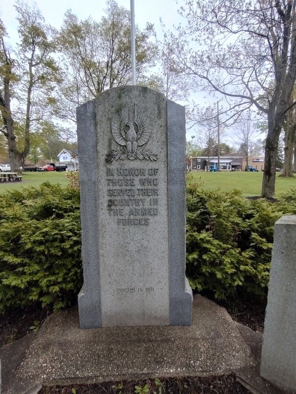 Thompson Veterans Memorial Marker image. Click for full size.