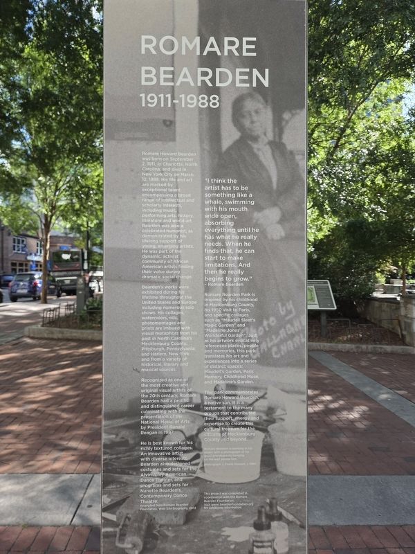 Romare Bearden Marker image. Click for full size.
