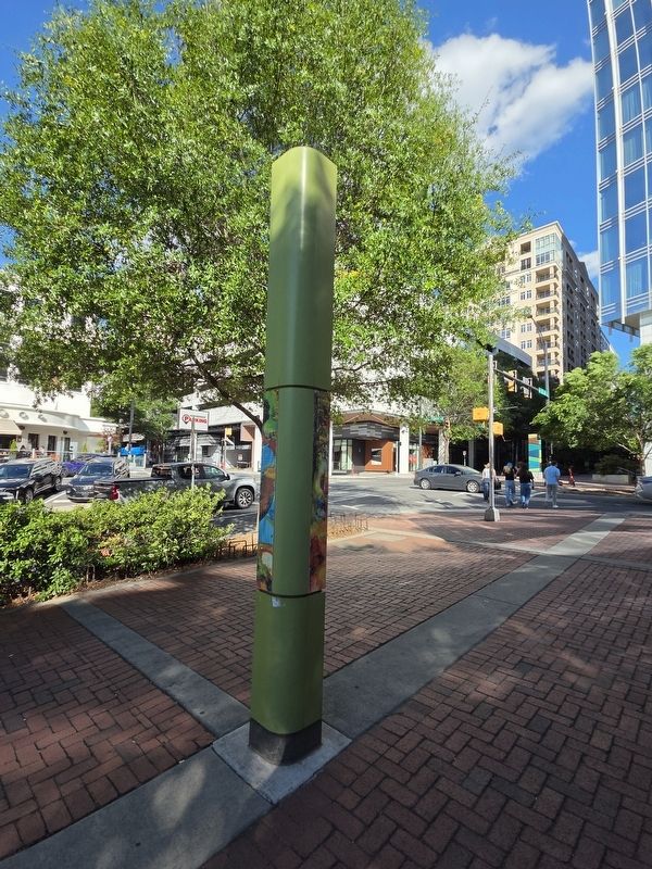 Maudell's Garden Marker at intersection of S. Church Street and W. 3rd Street. Click for full size. Maudell's Garden Marker at intersection of S. Church Street and W. 3rd Street image. Click for full size.