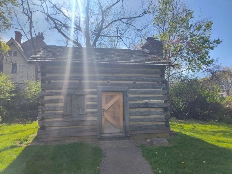 Jonathan Alder Cabin 1806 Marker image. Click for full size.
