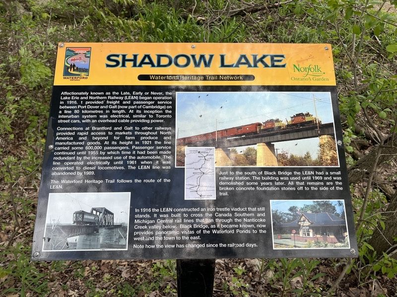 Shadow Lake Marker image. Click for full size.