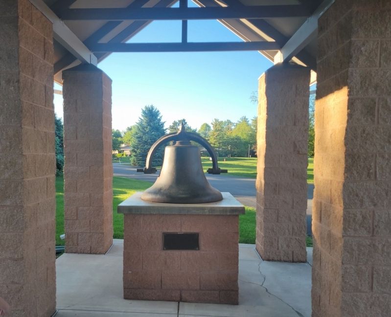 The Old Church Bell and Marker. Click for full size. The Old Church Bell and Marker image. Click for full size.