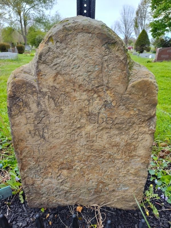 Ezra Beebe Grave Marker image. Click for full size.