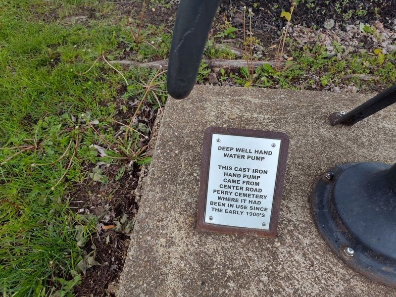 Deep Well Hand Water Pump Marker. Click for full size. Deep Well Hand Water Pump Marker image. Click for full size.