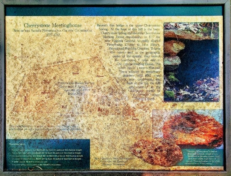 Cherrystone Meetinghouse Marker image. Click for full size.
