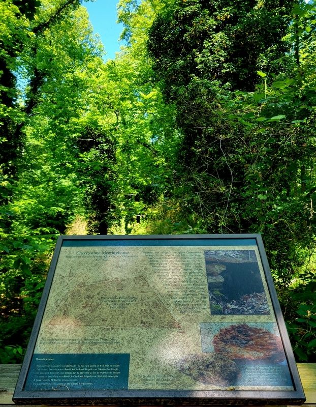 Cherrystone Meetinghouse Marker image. Click for full size.