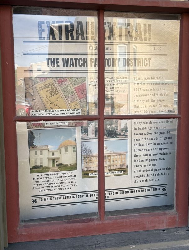 The Watch Factory District Marker image. Click for full size.
