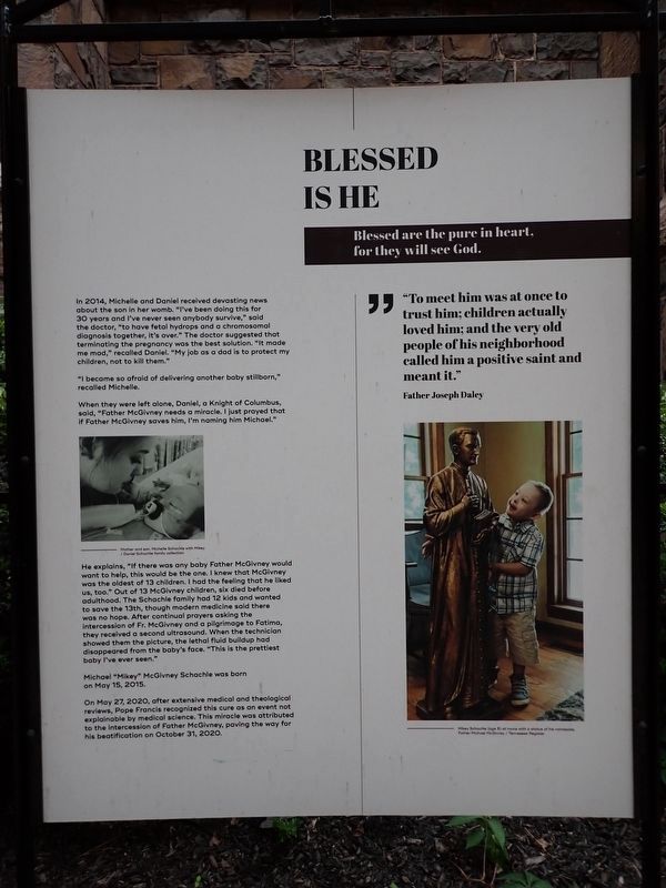 Blessed Is He Marker image. Click for full size.