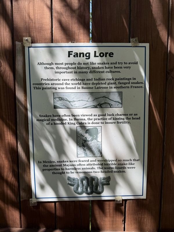 Fang Lore Marker. Click for full size. Fang Lore Marker image. Click for full size.