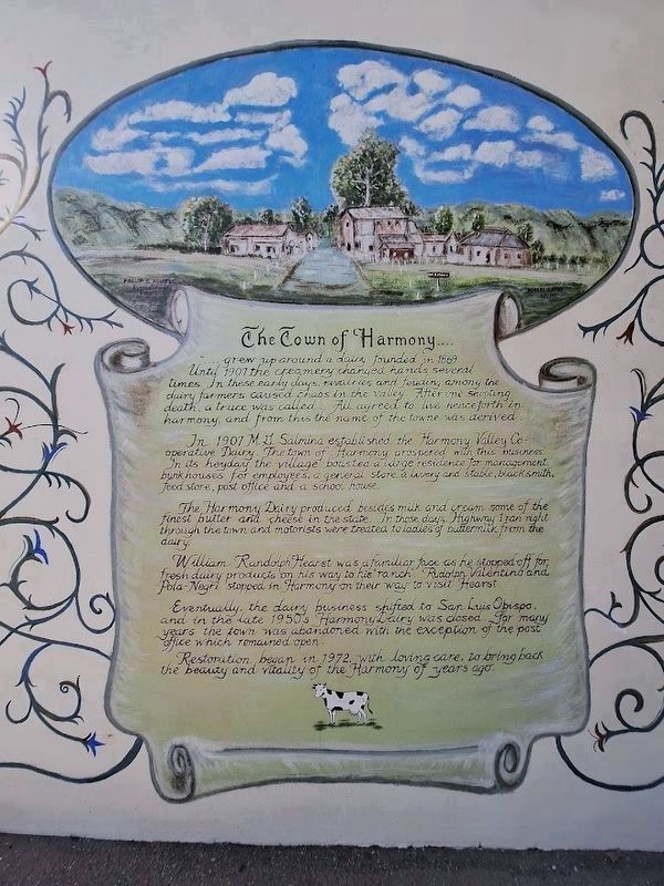 Town of Harmony Marker image. Click for full size.