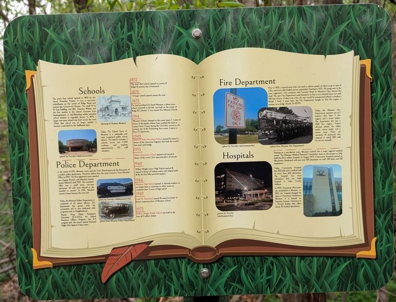 Schools / Police Department / Fire Department / Hospitals Marker image. Click for full size.