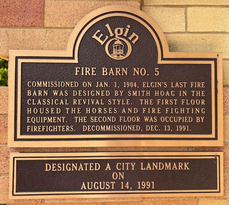 Fire Barn No. 5 Marker image. Click for full size.
