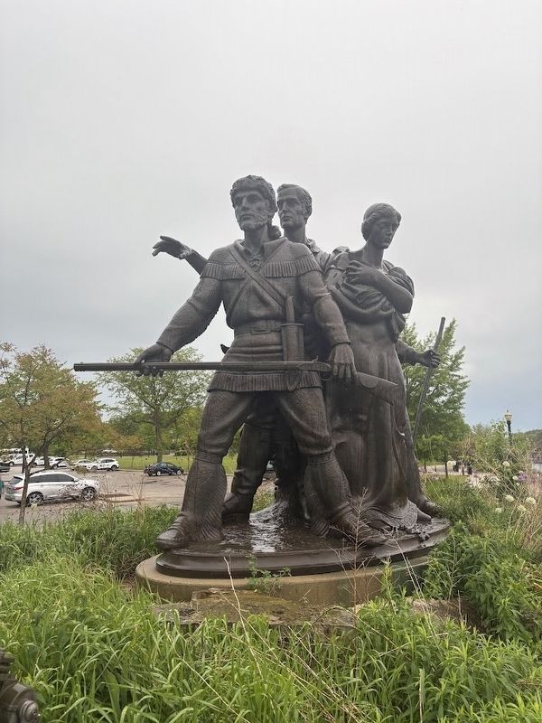 The Pioneer Memorial Statue. Click for full size. The Pioneer Memorial Statue image. Click for full size.