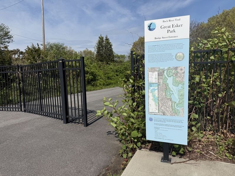 Great Esker Park Marker image. Click for full size.