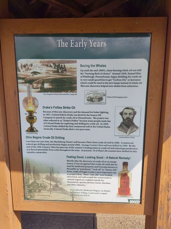 The Early Years Marker image. Click for full size.