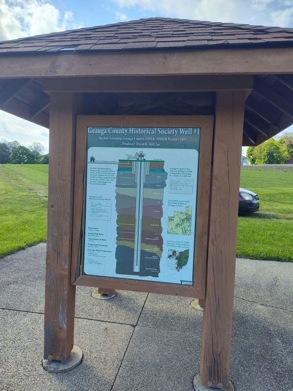 Geauga County Historical Society Well Marker image. Click for full size.