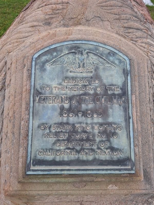 Civil War Memorial Marker. Click for full size. Civil War Memorial Marker image. Click for full size.