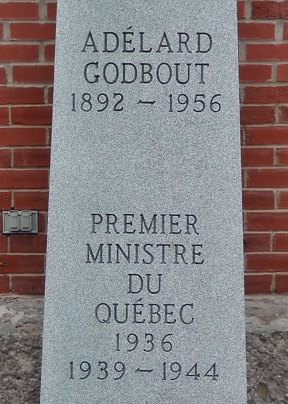 Ad�lard Godbout Marker image. Click for full size.