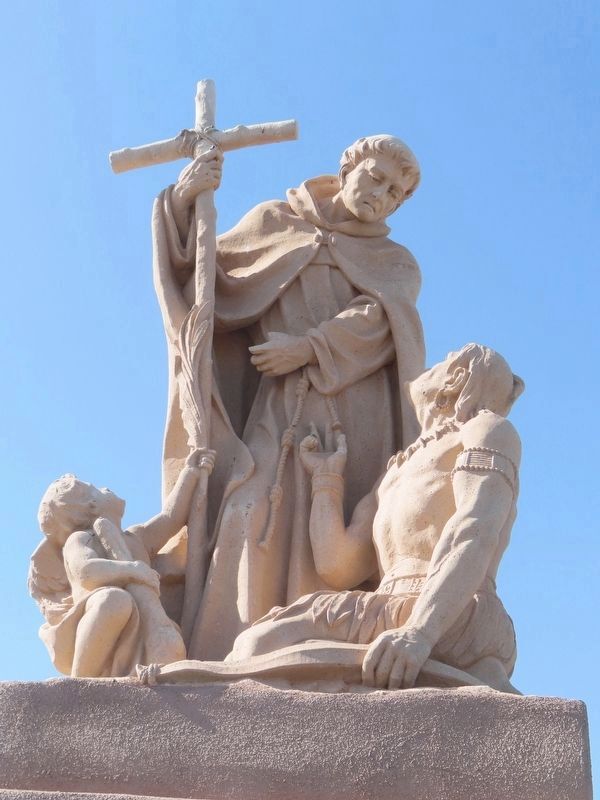 Fray Francisco Hermenegildo Garc�s statue image. Click for full size.