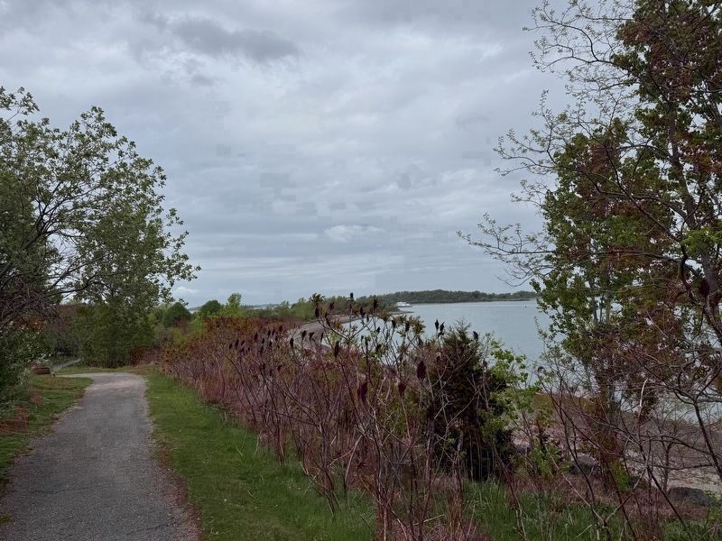 Webb Memorial State Park view to Grape Island image. Click for full size.