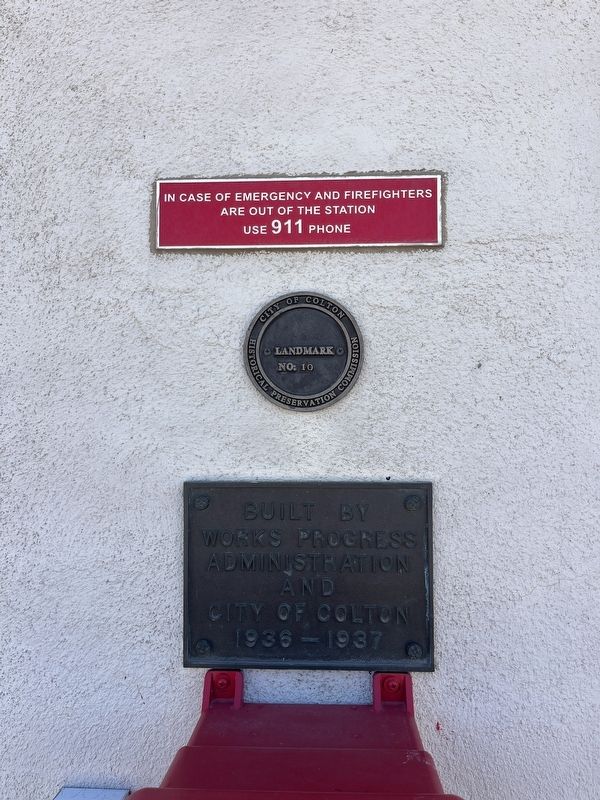 Colton Schoolhouse Bell Marker image. Click for full size.
