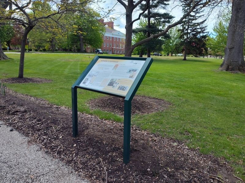 The Road To Women's Suffrage Marker image. Click for full size.