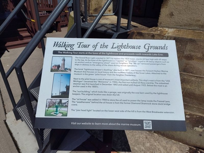 Walking Tour of the Lighthouse Grounds Marker image. Click for full size.