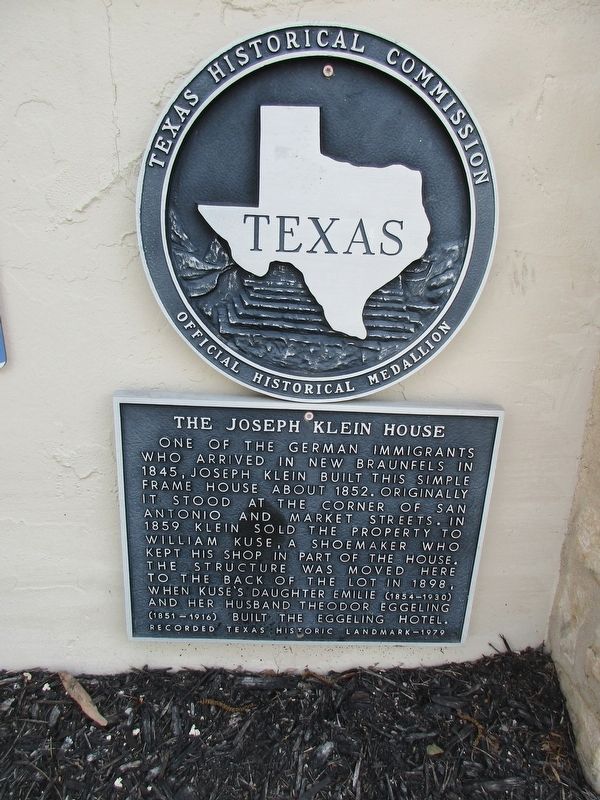 Joseph Klein House Marker image. Click for full size.