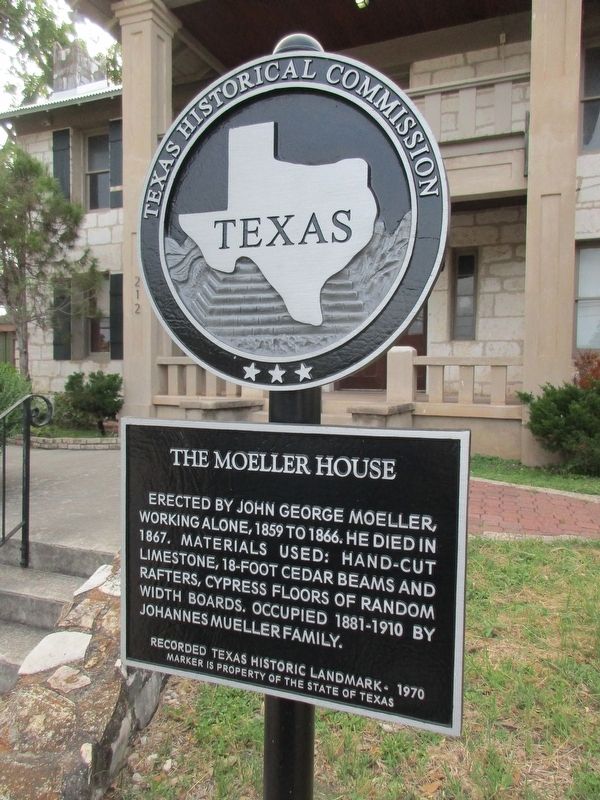 Moeller House Marker. Click for full size. Moeller House Marker image. Click for full size.