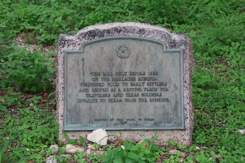 Mill on the Pajalache Acequia Marker. Click for full size. Mill on the Pajalache Acequia Marker image. Click for full size.