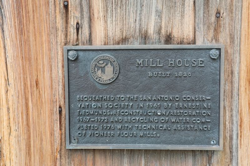 Mill on the Pajalache Acequia informational plaque. Click for full size. Mill on the Pajalache Acequia informational plaque image. Click for full size.