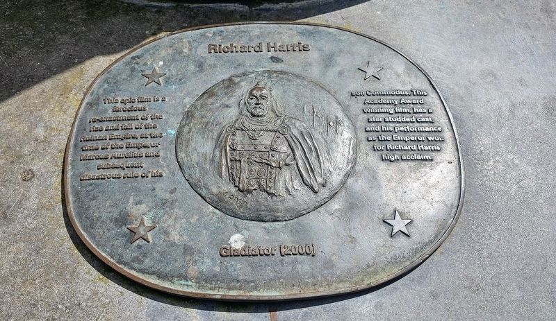 Richard Harris in <i>Gladiator</i> (2000) Marker. Click for full size. Richard Harris in <i>Gladiator</i> (2000) Marker image. Click for full size.