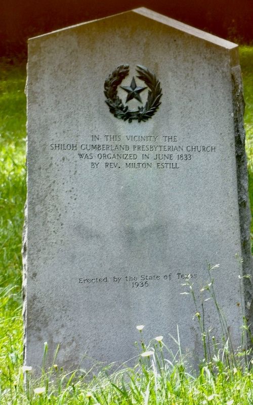 Shiloh Cumberland Presbyterian Church Marker. Click for full size. Shiloh Cumberland Presbyterian Church Marker image. Click for full size.