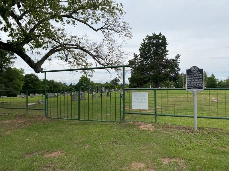 Tuggle Springs Cemetery Marker. Click for full size. Tuggle Springs Cemetery Marker image. Click for full size.