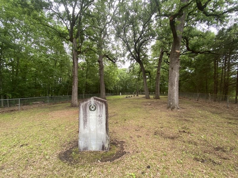 Site of McKenzie College Marker image. Click for full size.