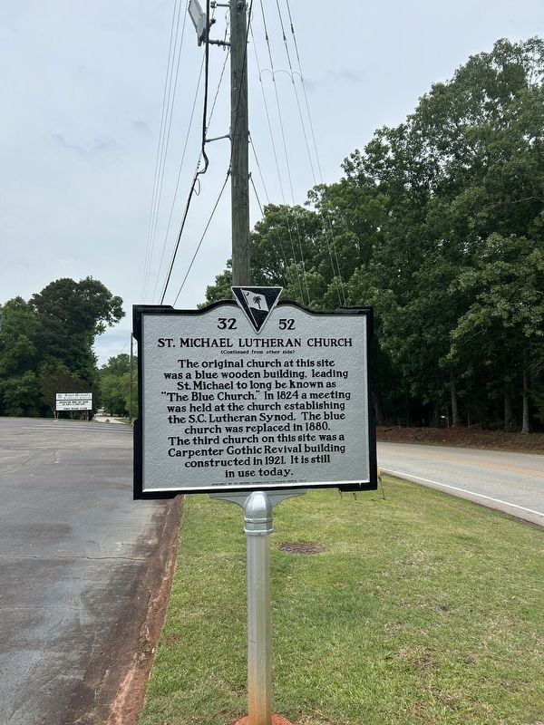 St. Michael Lutheran Church Marker image. Click for full size.