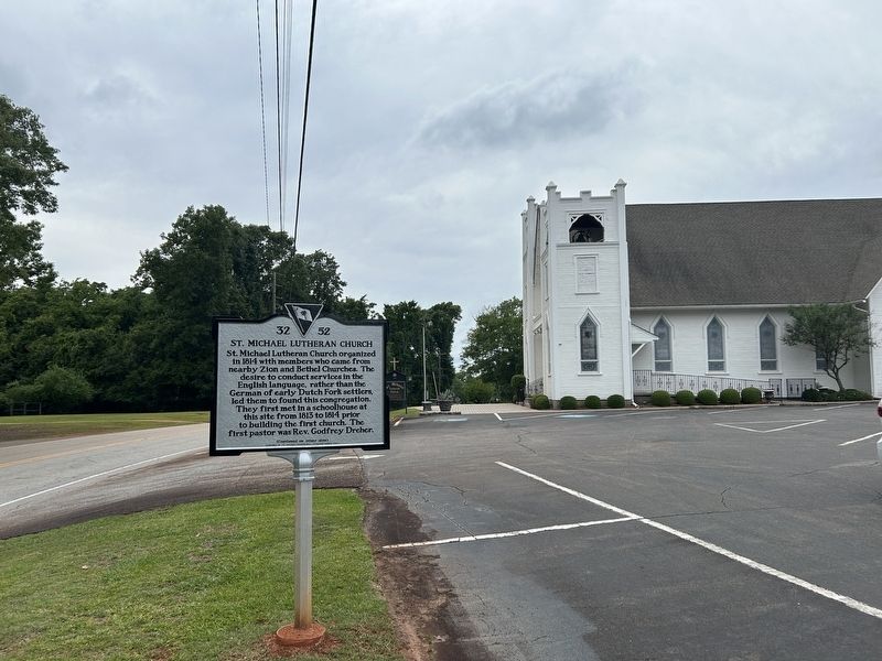 St. Michael Lutheran Church Marker image. Click for full size.