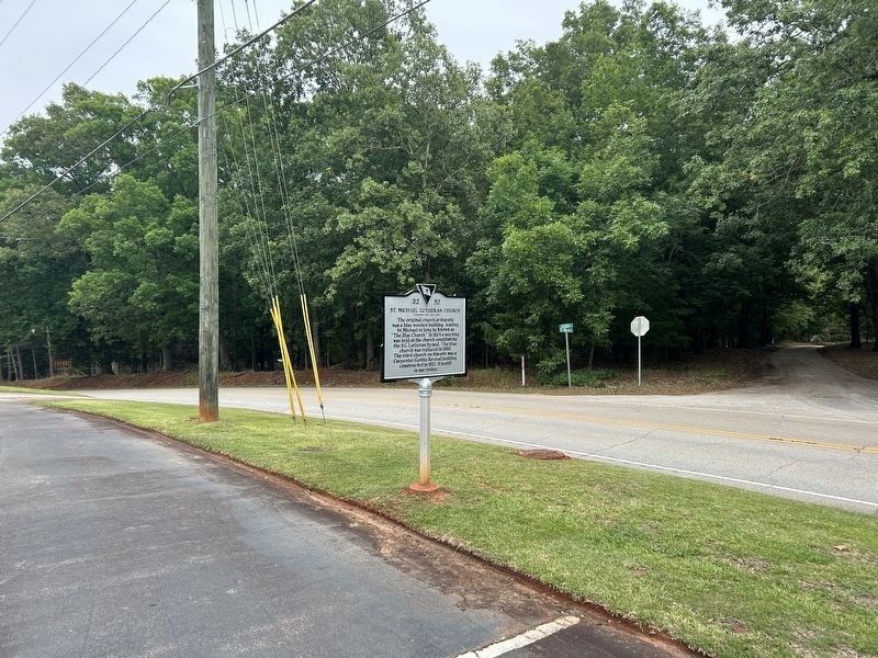 St. Michael Lutheran Church Marker image. Click for full size.