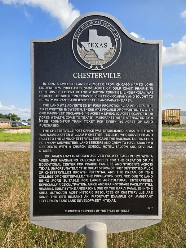 Chesterville Marker. Click for full size. Chesterville Marker image. Click for full size.