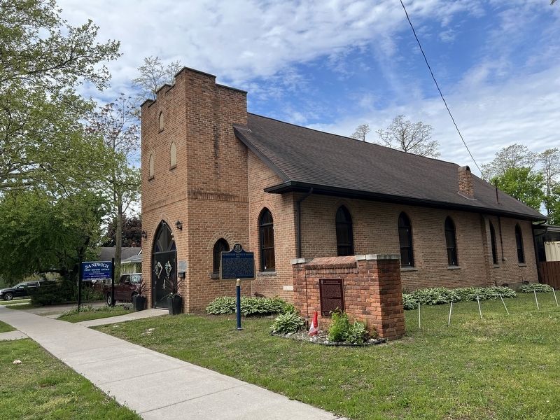 Sandwich First Baptist Church / Premi�re �glise Baptiste de Sandwich Marker image. Click for full size.