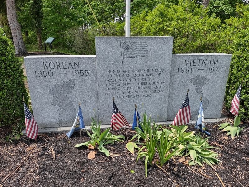 Washington Township Korea & Vietnam War Memorial image. Click for full size.