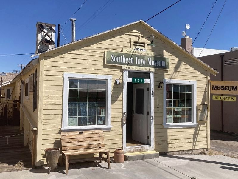 Southern Inyo Museum. Click for full size. Southern Inyo Museum image. Click for full size.