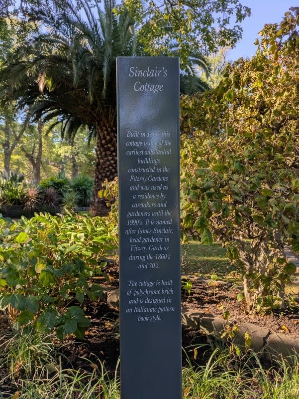 Sinclair's Cottage Marker. Click for full size. Sinclair's Cottage Marker image. Click for full size.